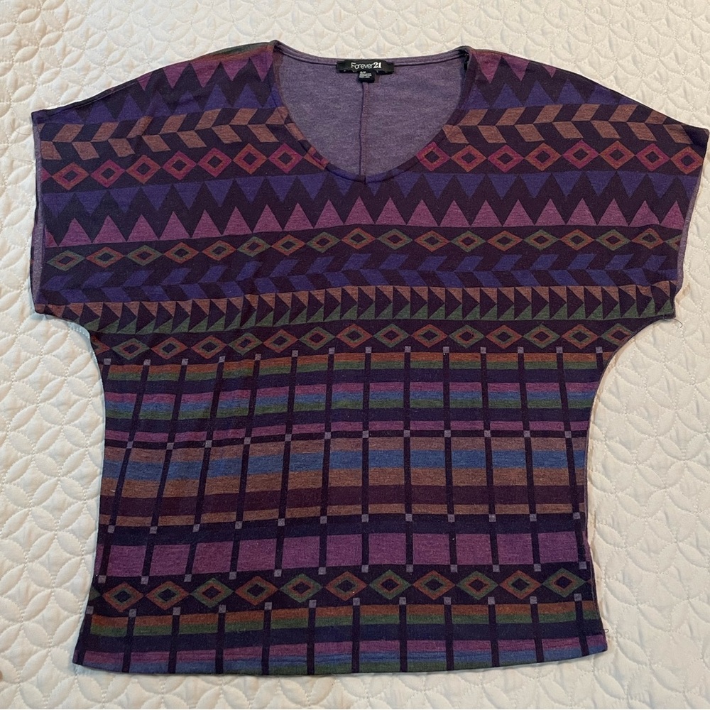 Womens Aztec print top